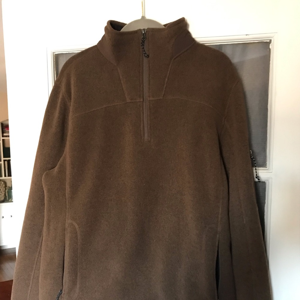 NWOT Men’s LLBean Brown Pullover sz L